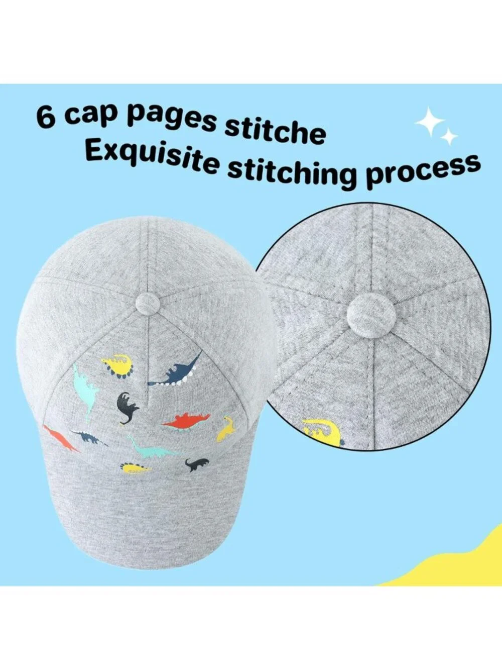 Adjustable Toddler Baseball Trucker Hat - Cute Sun Cap for Kids Boys & Girls